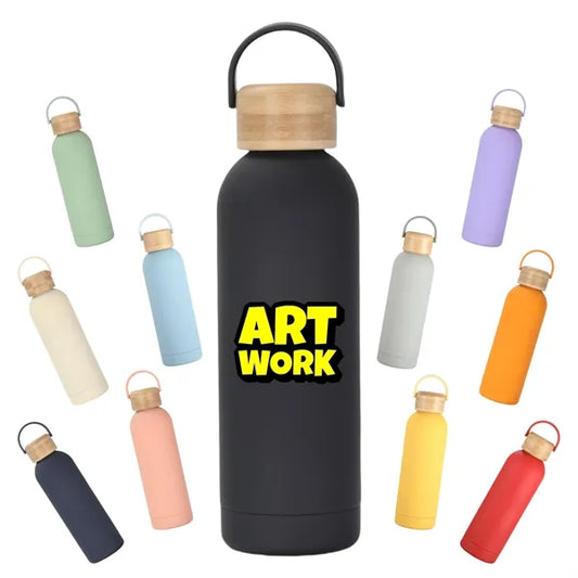 Bamboo Cap Vacuum Insulation Cup