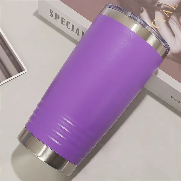 20oz/570ml Laser Engraving Powder Coated Tumbler With Thread