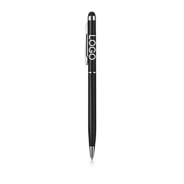 Slim Engraved Metal Stylus Ballpoint Pens