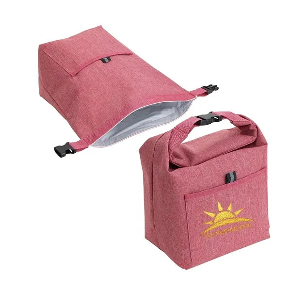 Heathered Polyester Insulated Lunch Tote