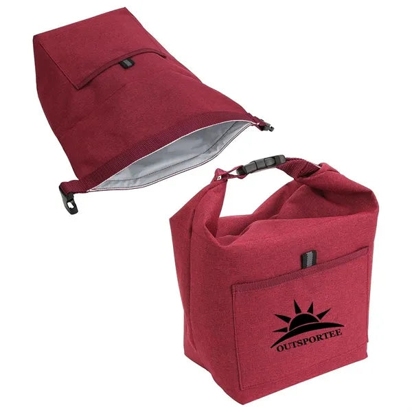 Heathered Polyester Insulated Lunch Tote
