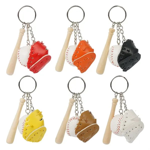 Mini Baseball Keychain