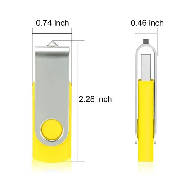 8 GB Folding USB 2.0 Flash Drive