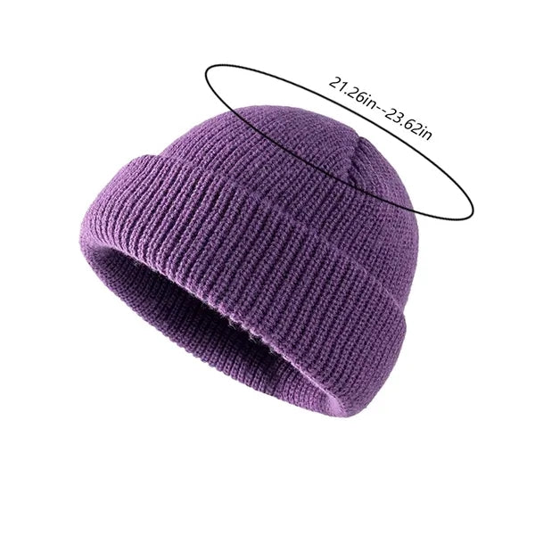 Unisex ski soft warm knit hat skull cap custom winter beanie