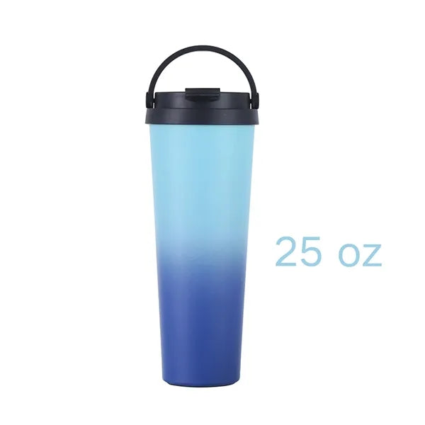 Insulated Double Wall Vacuum Travel Mug with Handle - 25 oz