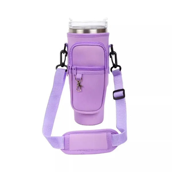 Bottle Carrier Bag with Phone Pocket for 40/30 oz Tumbler