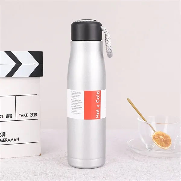 Portable 550ml Insulated Thermal Water Flask with Rope