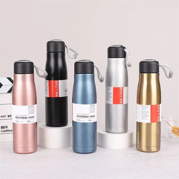 550ml Insulated Water Bottle with Rope