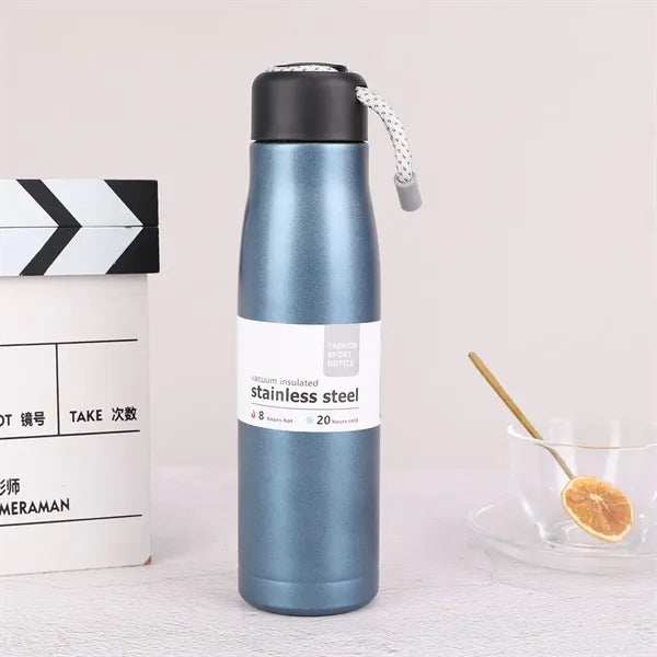 550ml Insulated Water Bottle with Rope