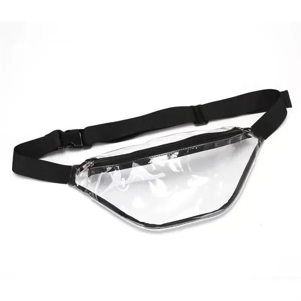 Transparent PVC Waist Bag with Adjustable Strap