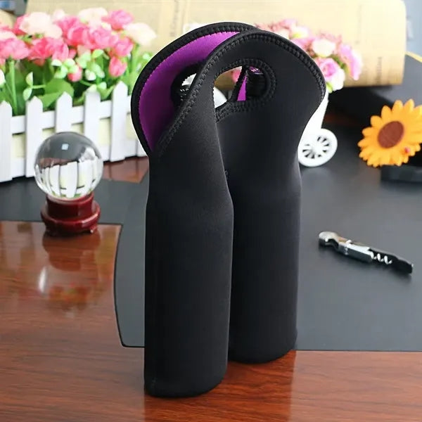 Neoprene Wine Bottle Tote