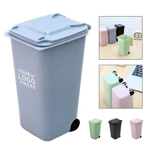 Mini Plastic Desktop Trash Can