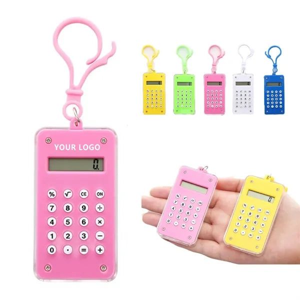 3 In 1 Mini Calculator Keychain