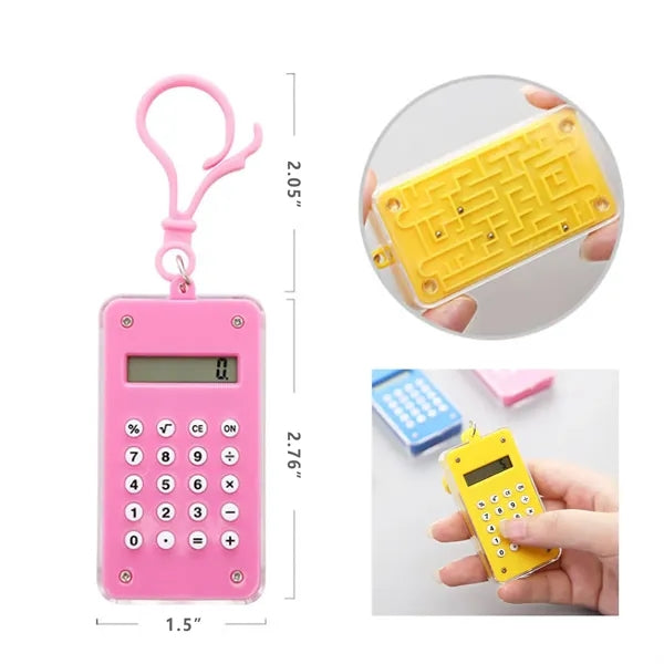 3 In 1 Mini Calculator Keychain