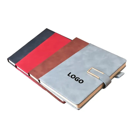 A5 PU Leather Hardcover Thick Lined Journal Ruled Notebook