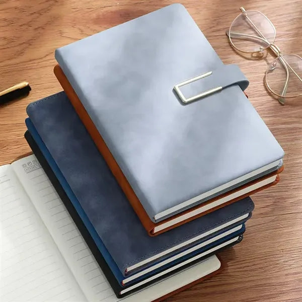 A5 PU Leather Hardcover Thick Lined Journal Ruled Notebook