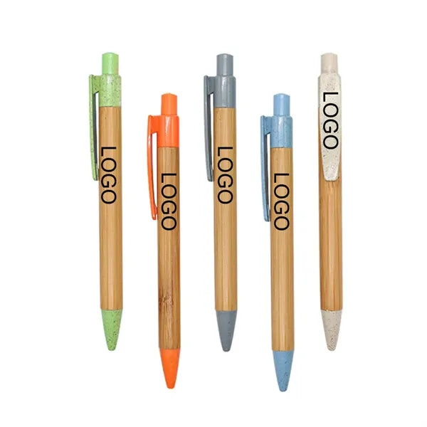 Engraved Bamboo Ballpen