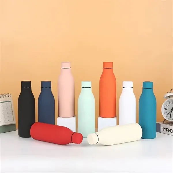 17oz Stainless Steel Sports Water Bottle