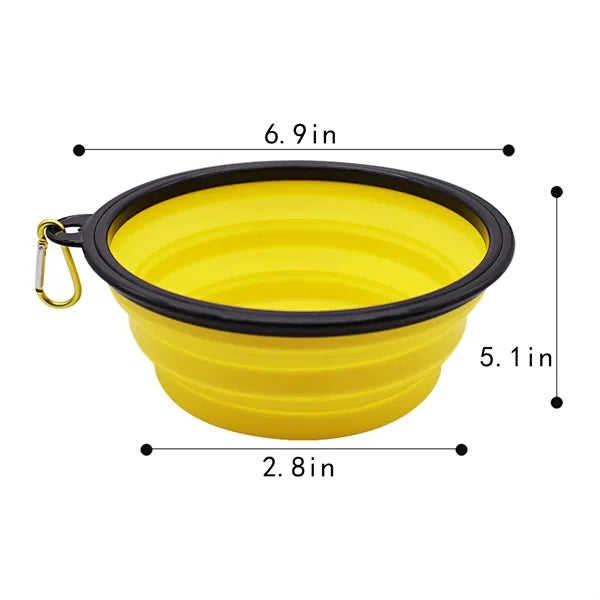 Mountaintop Buckle 34oz Portable Outdoor Folding Bowl