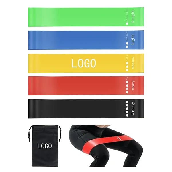 Fitness Relaxation 5 Color Resistance Band Elastic Circle