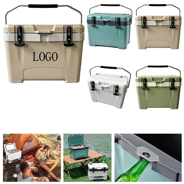 Portable Picnic Cooler Box 20.9" x 13" x 15"