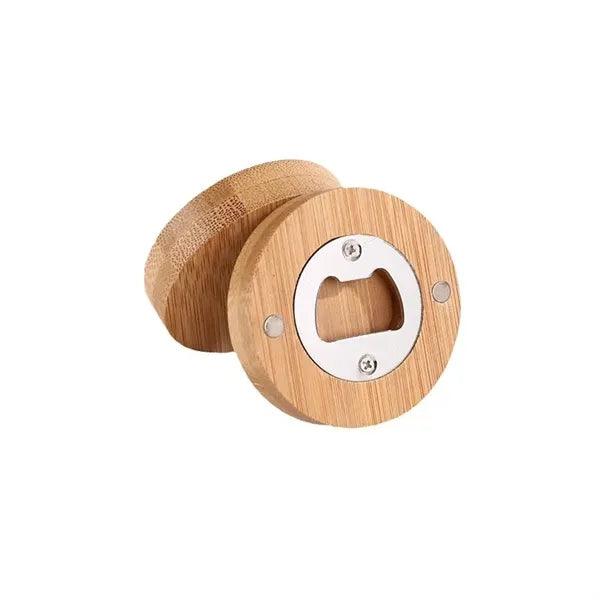 Bamboo Magnetic Beer Bottle Opener