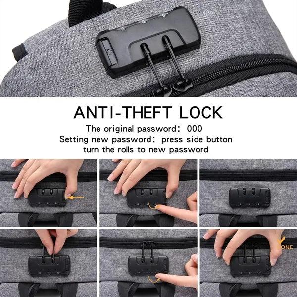 Laptop Backpack with USB Charging Port