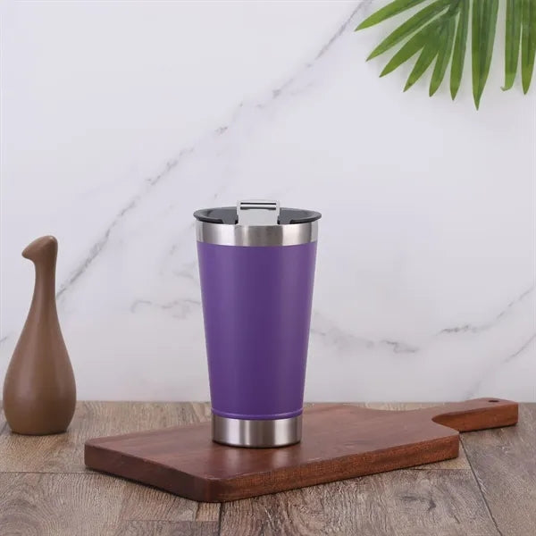 17oz Vacuum Insulated Tumbler with Beer Opener for Party