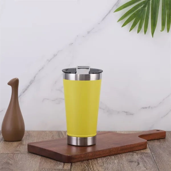 17oz Vacuum Insulated Tumbler with Beer Opener for Party