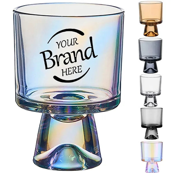 8Oz. Snow Mountain Bottom Stemless Glasses