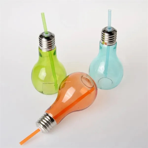 13.5 oz Light Bulb Shaped Glass Bottle Novelty Party Favors