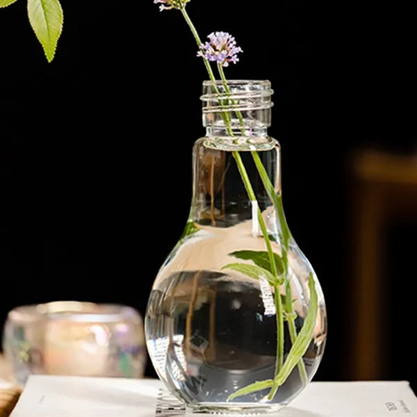 13.5 oz Light Bulb Shaped Glass Bottle Novelty Party Favors
