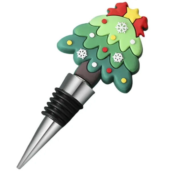 Christmas Themed Wine Stopper