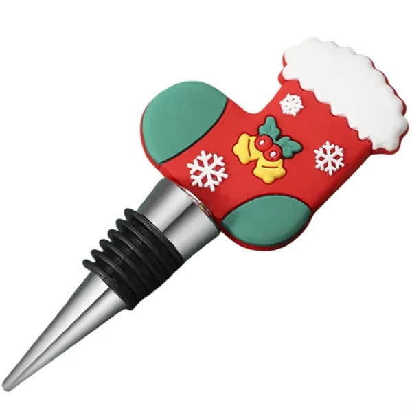 Christmas Themed Wine Stopper