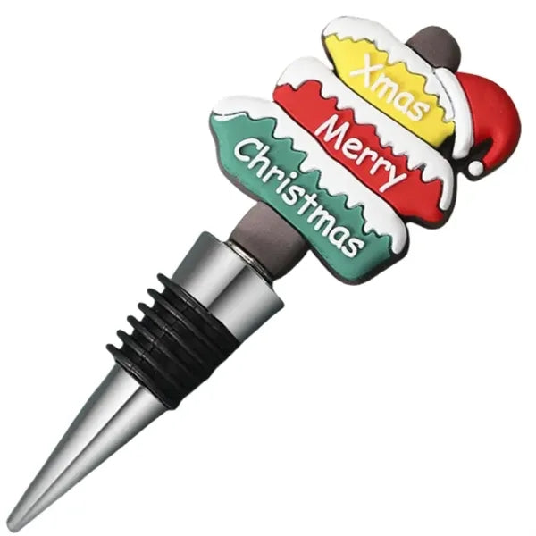 Christmas Themed Wine Stopper