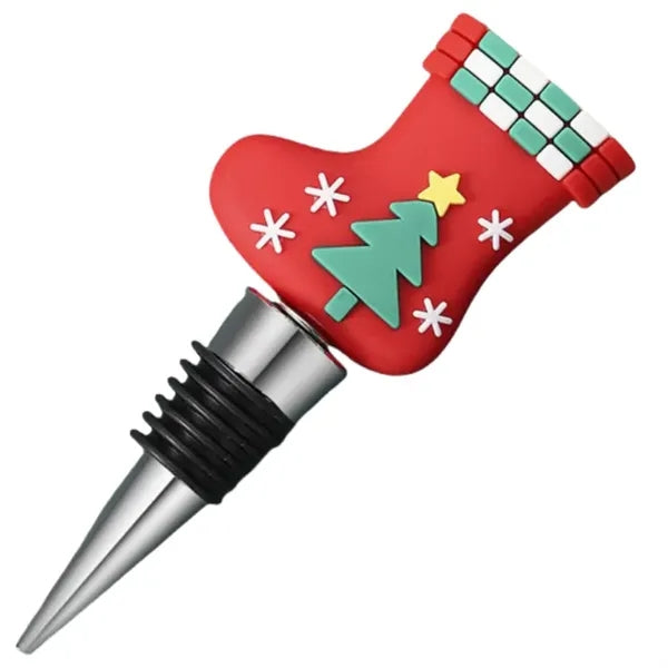 Christmas Themed Wine Stopper