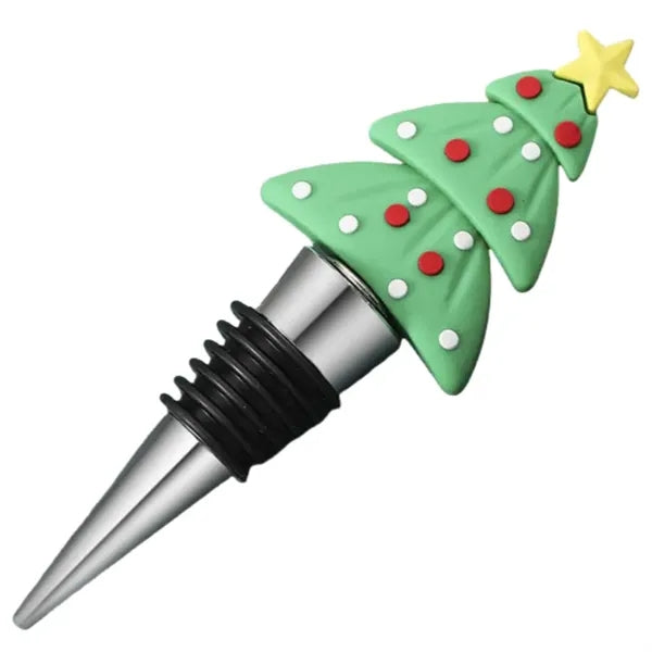 Christmas Themed Wine Stopper