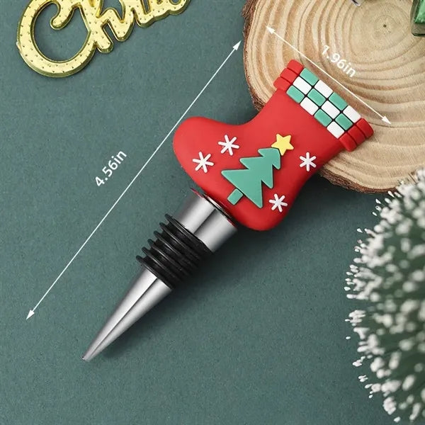 Christmas Themed Wine Stopper