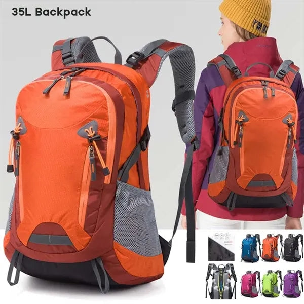 Hiking Camping 35L Backpack For Holiday Travel
