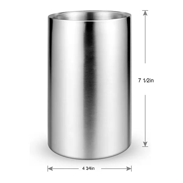 Stainless Steel Double Wall Wine Bottle Cooler Bucket