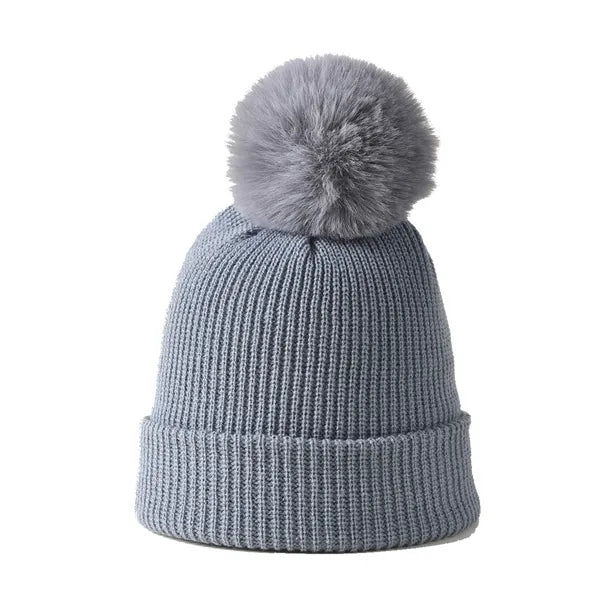 Pom Cuffed Beanie