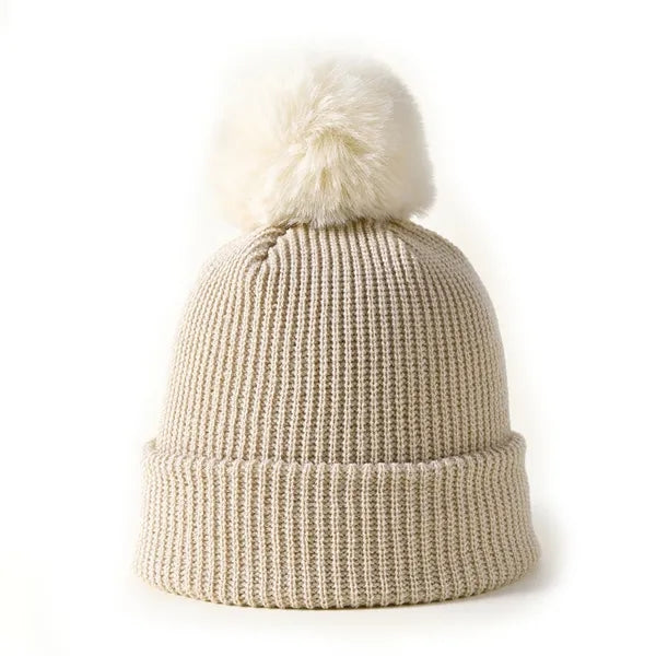 Pom Cuffed Beanie