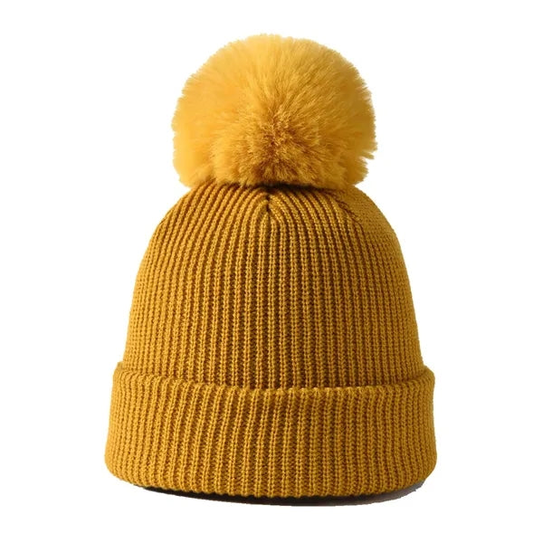 Pom Cuffed Beanie