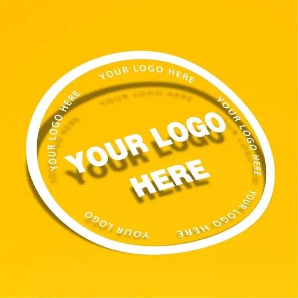 4" Clear Sticker Waterproof Label Decal with Image Logo
