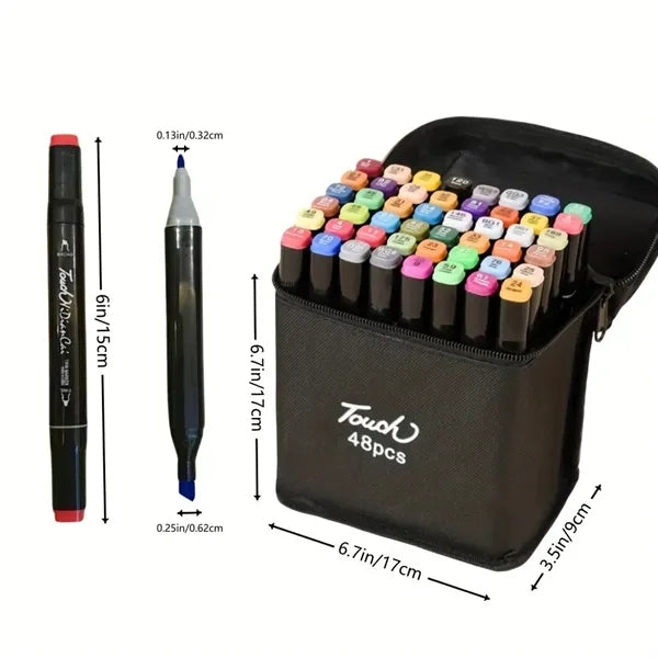 36 Color Oil Marker Coloring Pen Highlighter