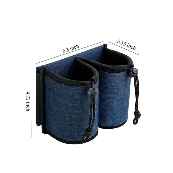 Luggage Travel Two-cup Holder Hands Free Drink Carrier