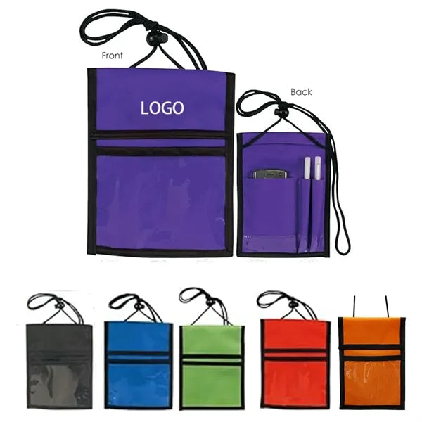 Display Badge Holder Neck Pouch