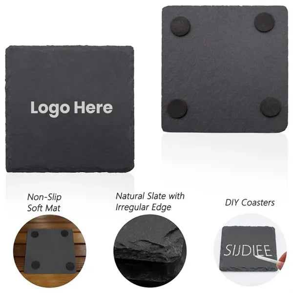 Square Shape Natural Stone Coaster