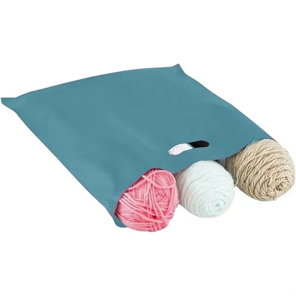 Recyclable Reinforced Handle Plastic Bag 12" x 15"