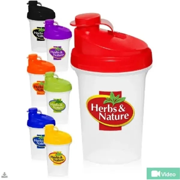 16 oz. Plastic Shaker Bottles